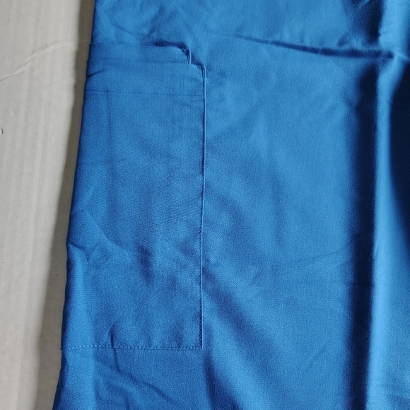 Grey's Anatomy by Barco Men’s XL Scrub Pants Blue 6 Pocket Zip Fly Drawstring - Picture 11 of 15